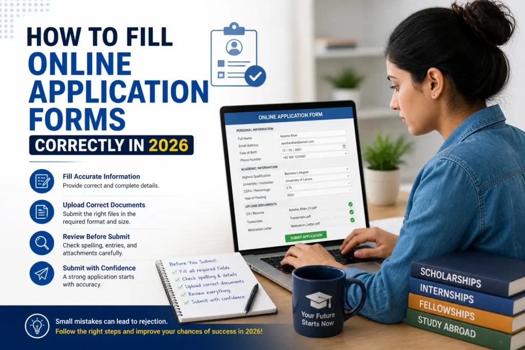 How to Fill Online Application Forms Correctly in 2026
