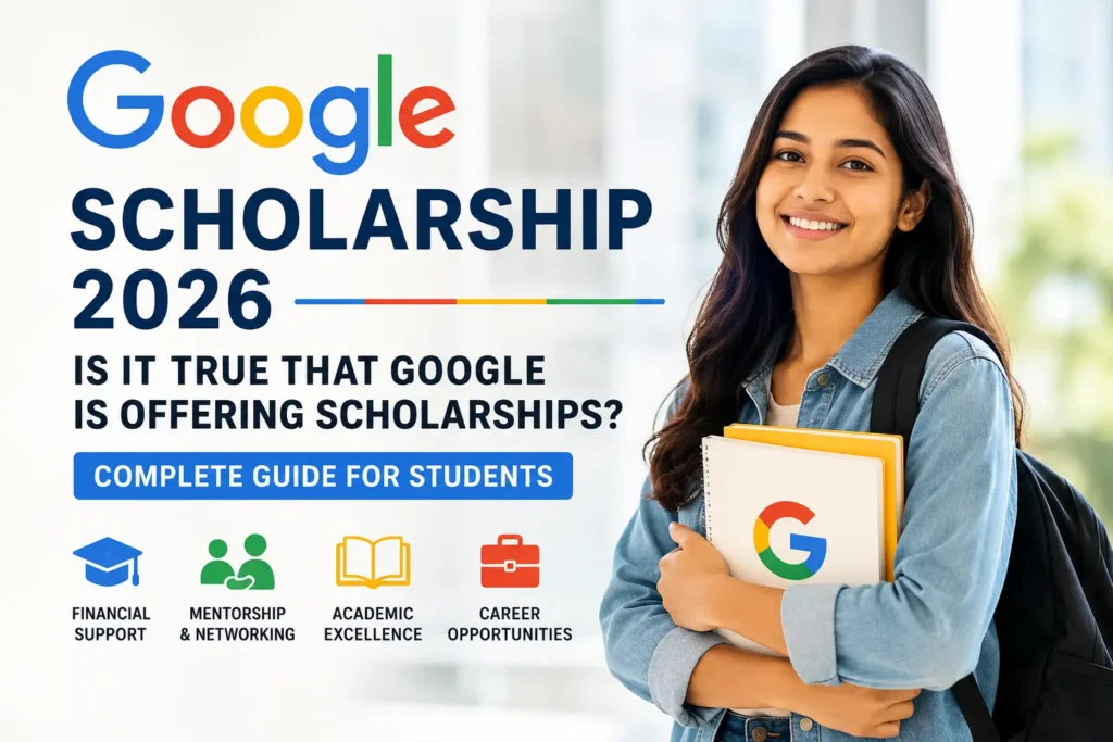 Google Scholarship 2026: Is It True That Google Is Offering Scholarships?